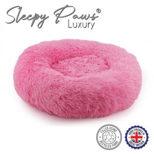 Super Plush Donut Bed 70cm Pink