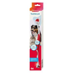 Beaphar Double Ended Toothbrush for Cats and Dogs