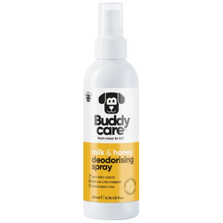 BuddyCareDogDeodorisingSprayMilk_Honey200ml_F_120mm